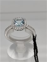 Anillo Gemoro Mujer Acquamarina in Oro blanco Acquamarina AM251BIA